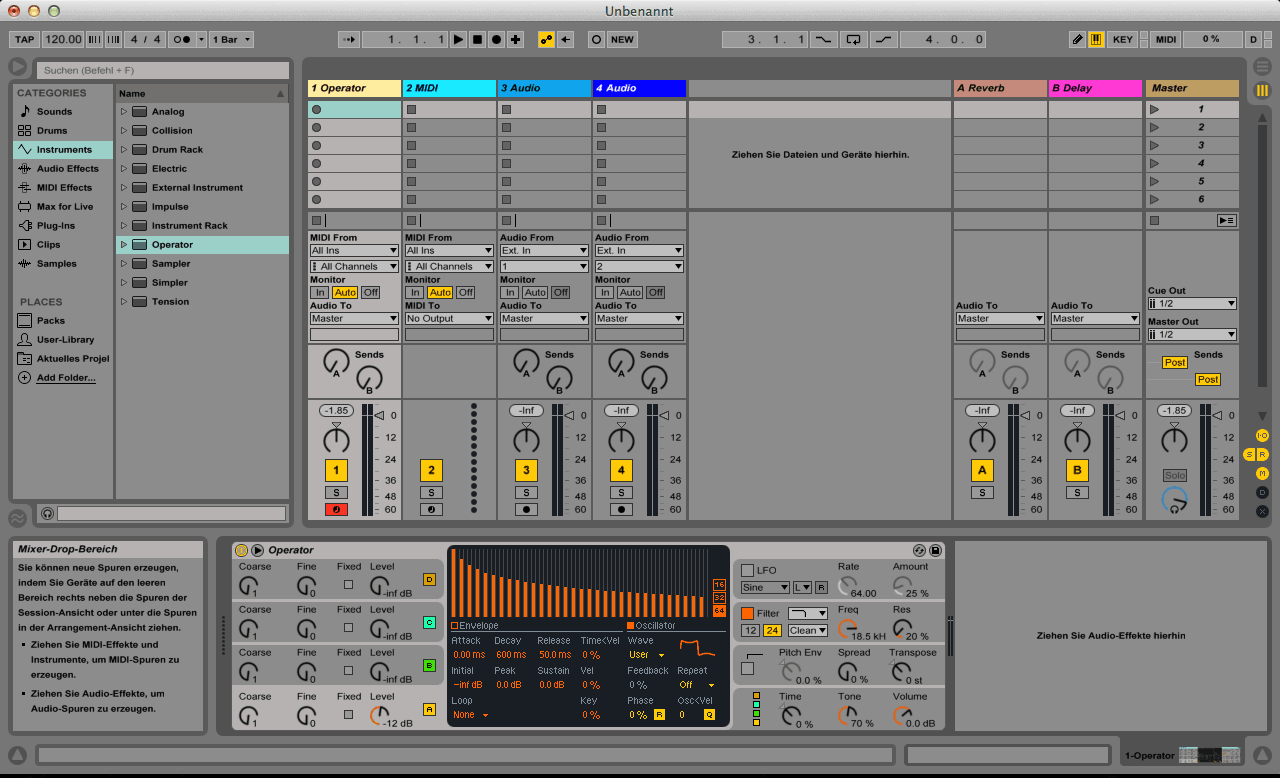 Как в ableton сохранить проект в